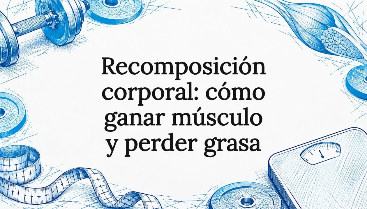 Recomposición corporal: cómo ganar músculo y perder grasa