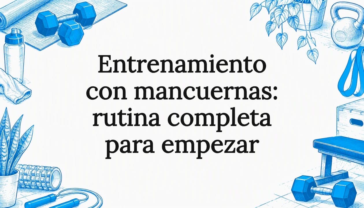 Entrenamiento con mancuernas: rutina completa para empezar