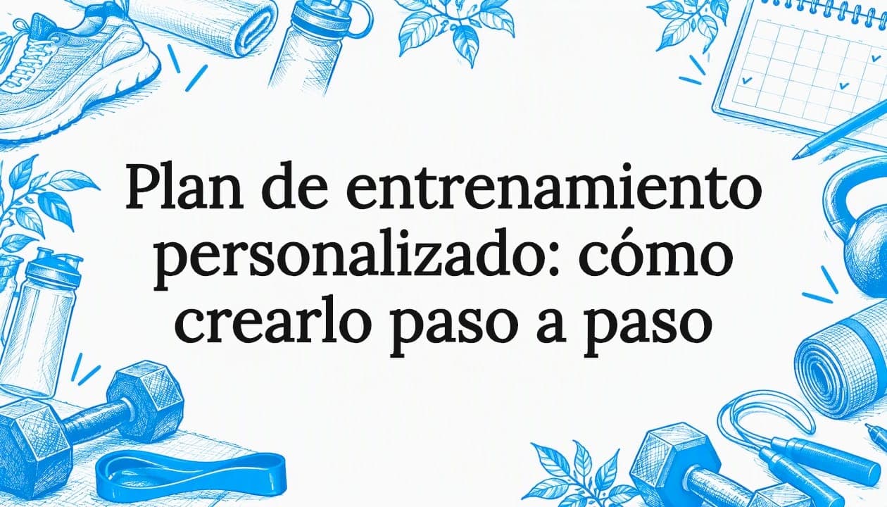 Plan de entrenamiento personalizado: cómo crearlo paso a paso