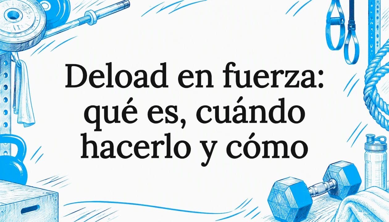 Deload en fuerza: qué es, cuándo hacerlo y cómo