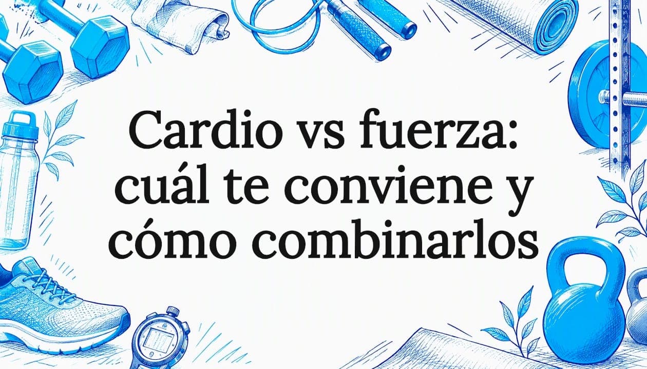Cardio vs fuerza: cuál te conviene y cómo combinarlos